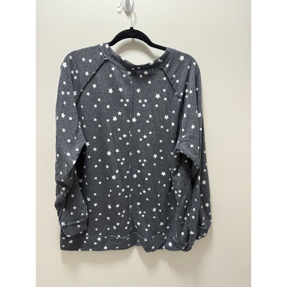 Caslon‎ Cozy Star Raglan Pullover Top Sweatshirt Size Xxl - Picture 4 of 5